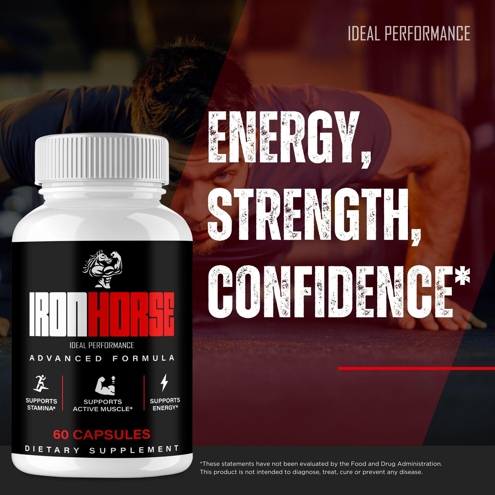 IDEAL PERFORMANCE Iron Horse health support reviews area with customer feedback