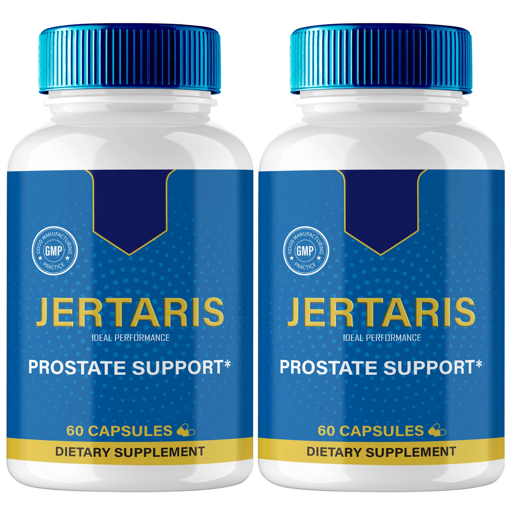 IDEAL PERFORMANCE Jertaris bottle label with all natural formula for daily wellness