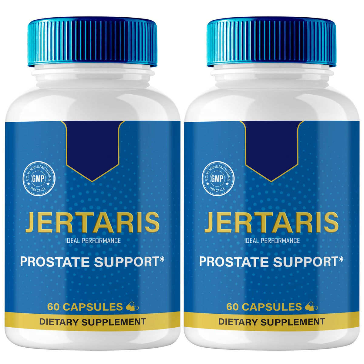 IDEAL PERFORMANCE Jertaris bottle label with all natural formula for daily wellness