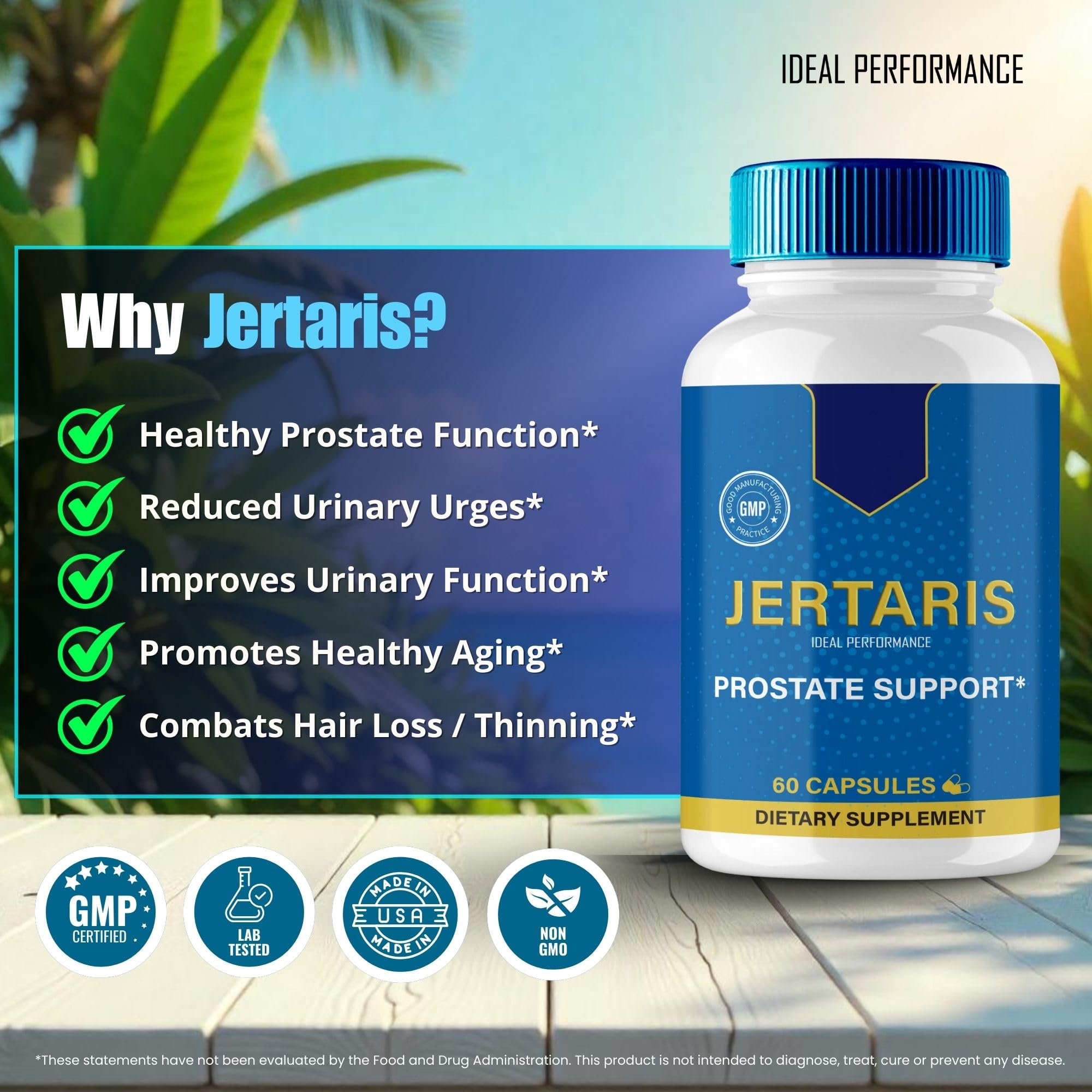 Dosage spoon beside Jertaris capsules for measured intake