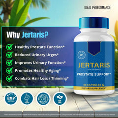 Dosage spoon beside Jertaris capsules for measured intake