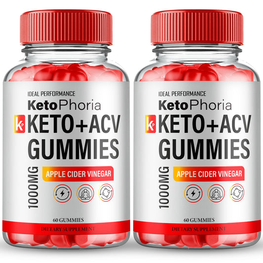 IDEAL PERFORMANCE KetoPhoria ACV Gummies bottle on-the-go for keto support.