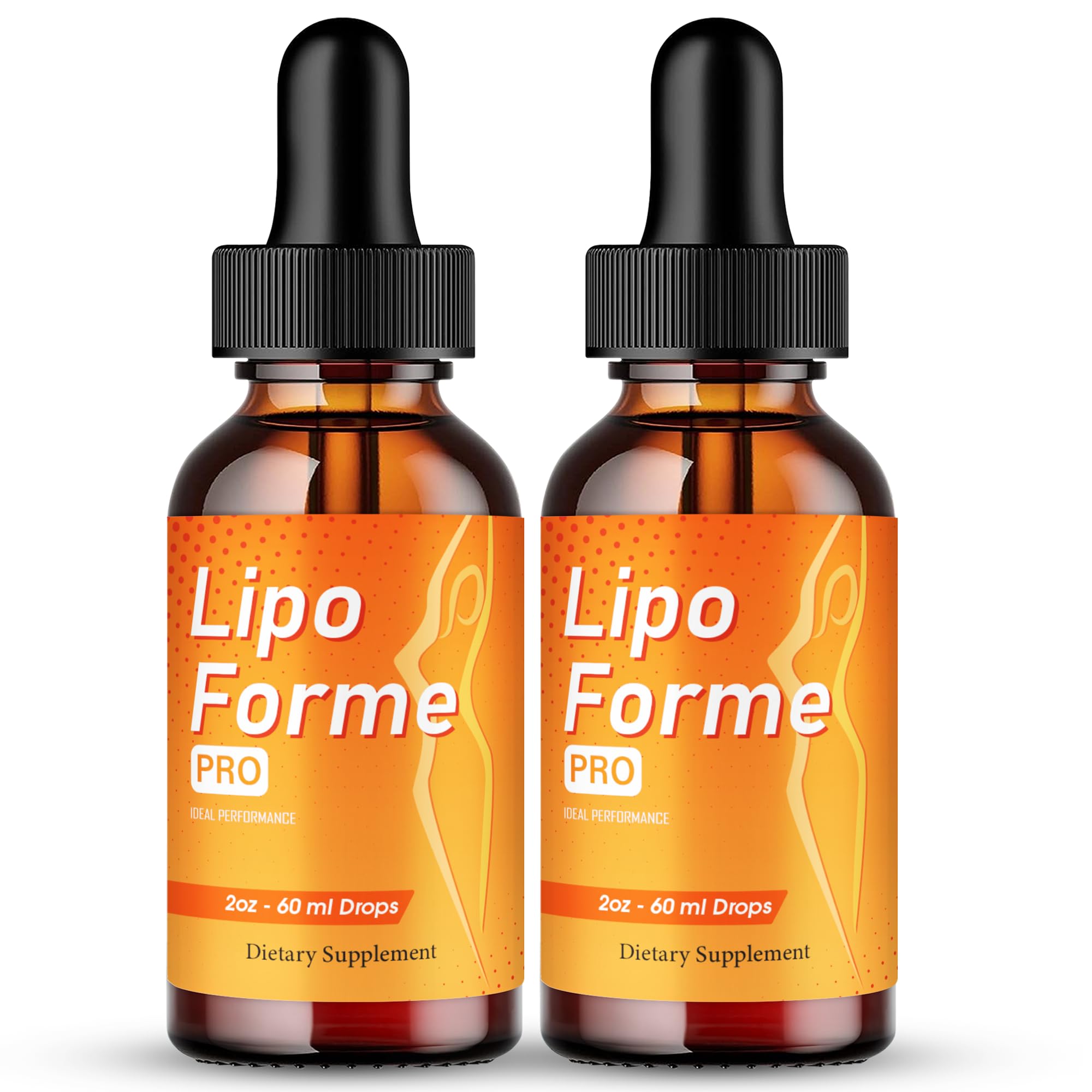 IDEAL PERFORMANCE LipoForme Drops bottle front showing keto-friendly energy support.