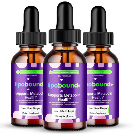 IDEAL PERFORMANCE Lipobound Drops bottle showing maximum strength formula for an active lifestyle.