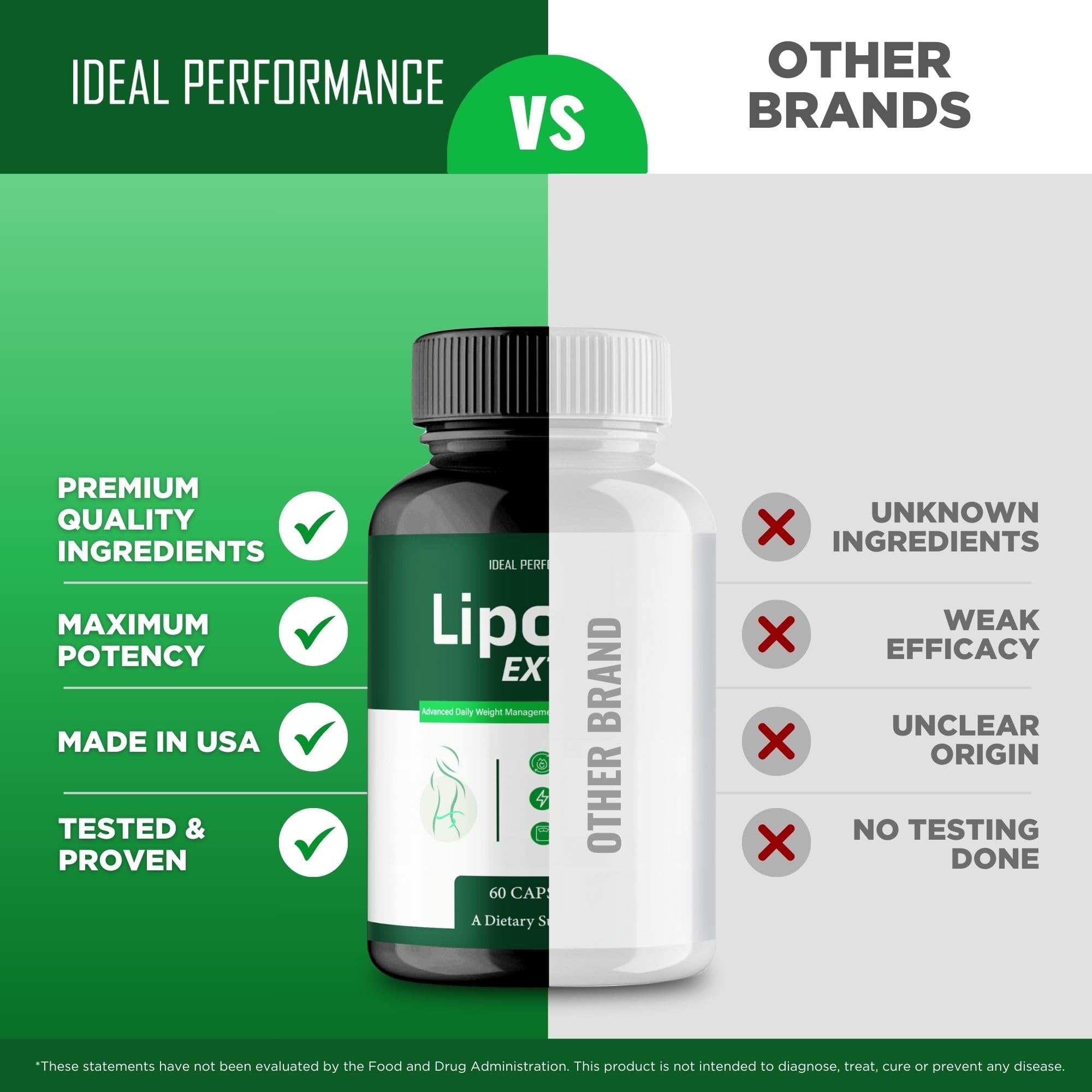 IDEAL PERFORMANCE Lipofit Capsules arranged with glass of water for simple daily ritual