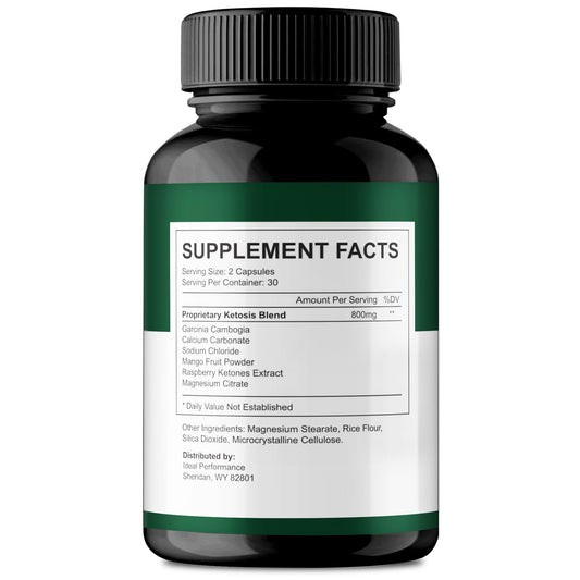 IDEAL PERFORMANCE Lipofit Capsules front label highlighting keto-friendly support