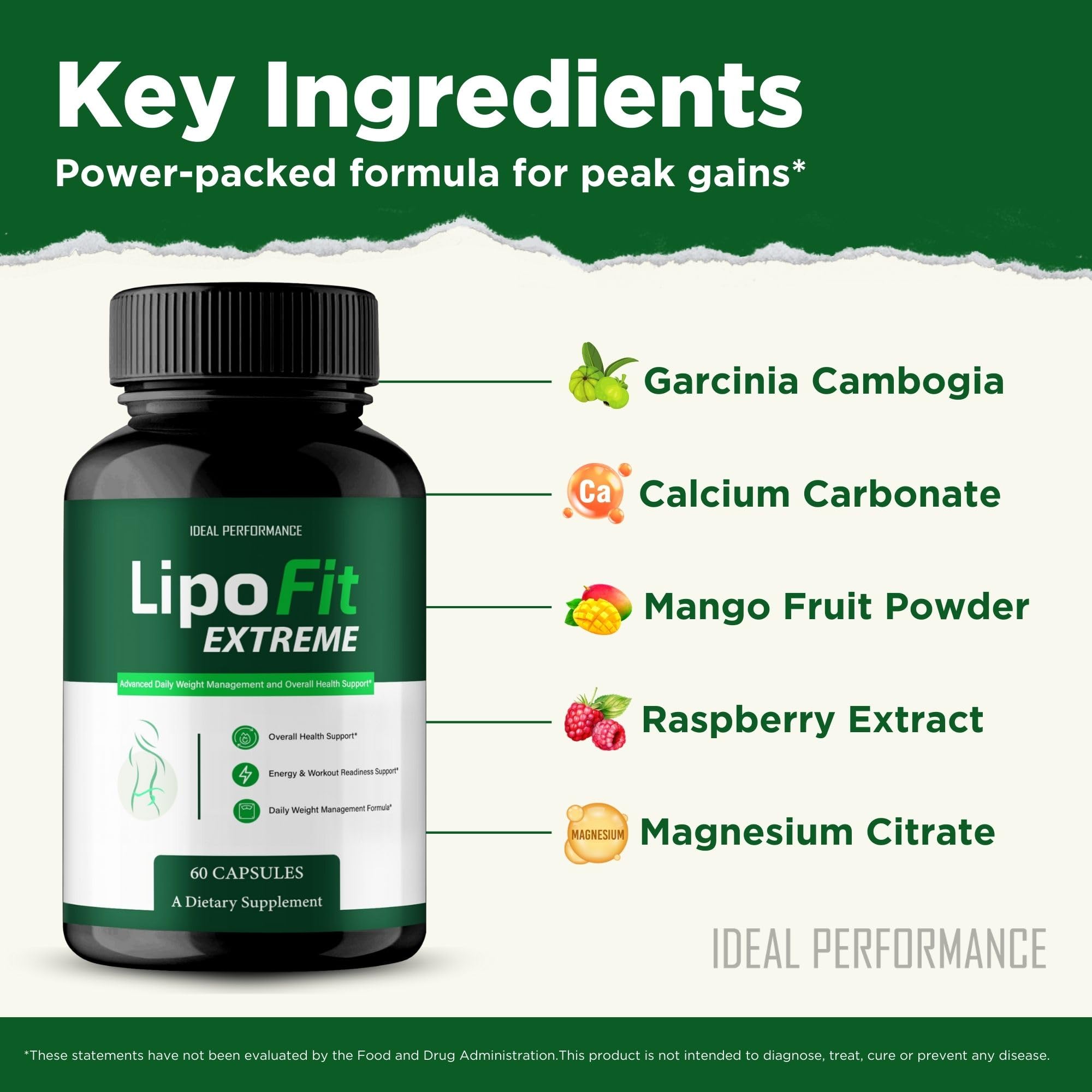 IDEAL PERFORMANCE Lipofit Capsules on kitchen counter imply keto-friendly wellness routine