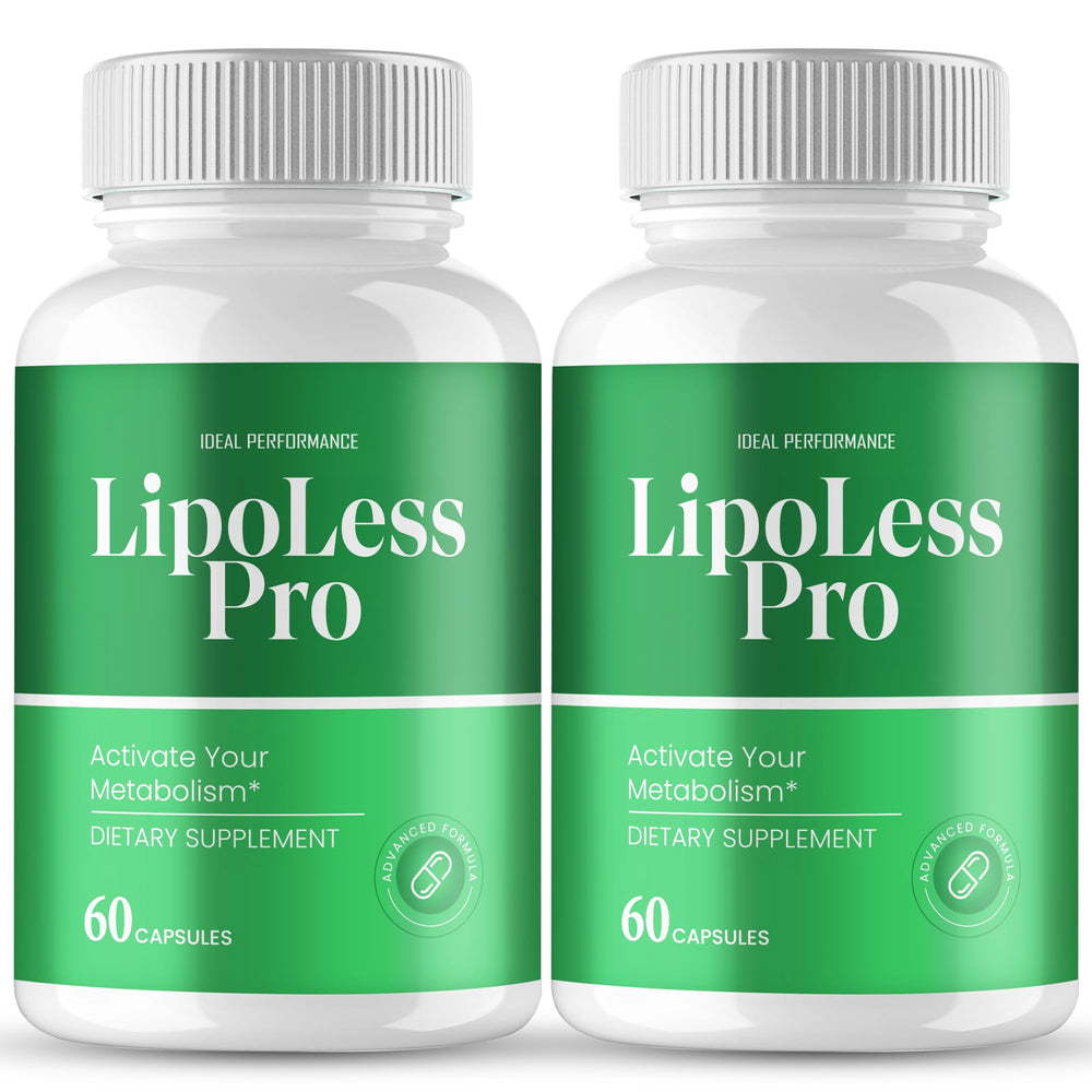 IDEAL PERFORMANCE Lipoless bottle front view supports an active lifestyle