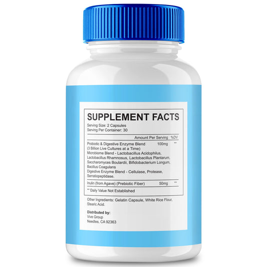 IDEAL PERFORMANCE Liver Flow Plus bottle close-up highlighting probiotic blend.
