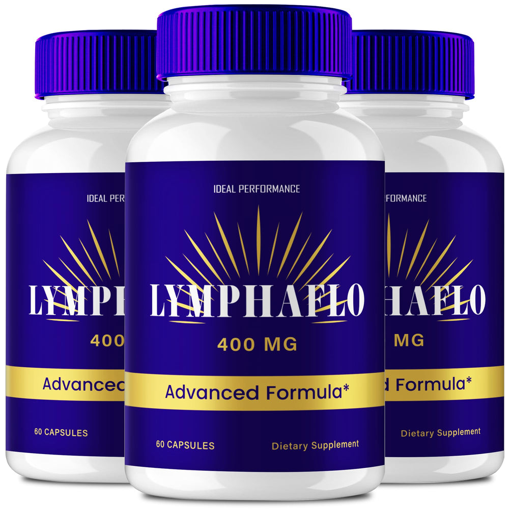 IDEAL PERFORMANCE LymphaFlo bottle front view may support healthy circulation.