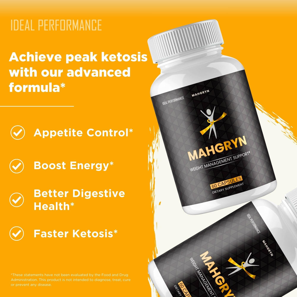 IDEAL PERFORMANCE Mahgryn Capsules packaging front with clear labeling for quick routines