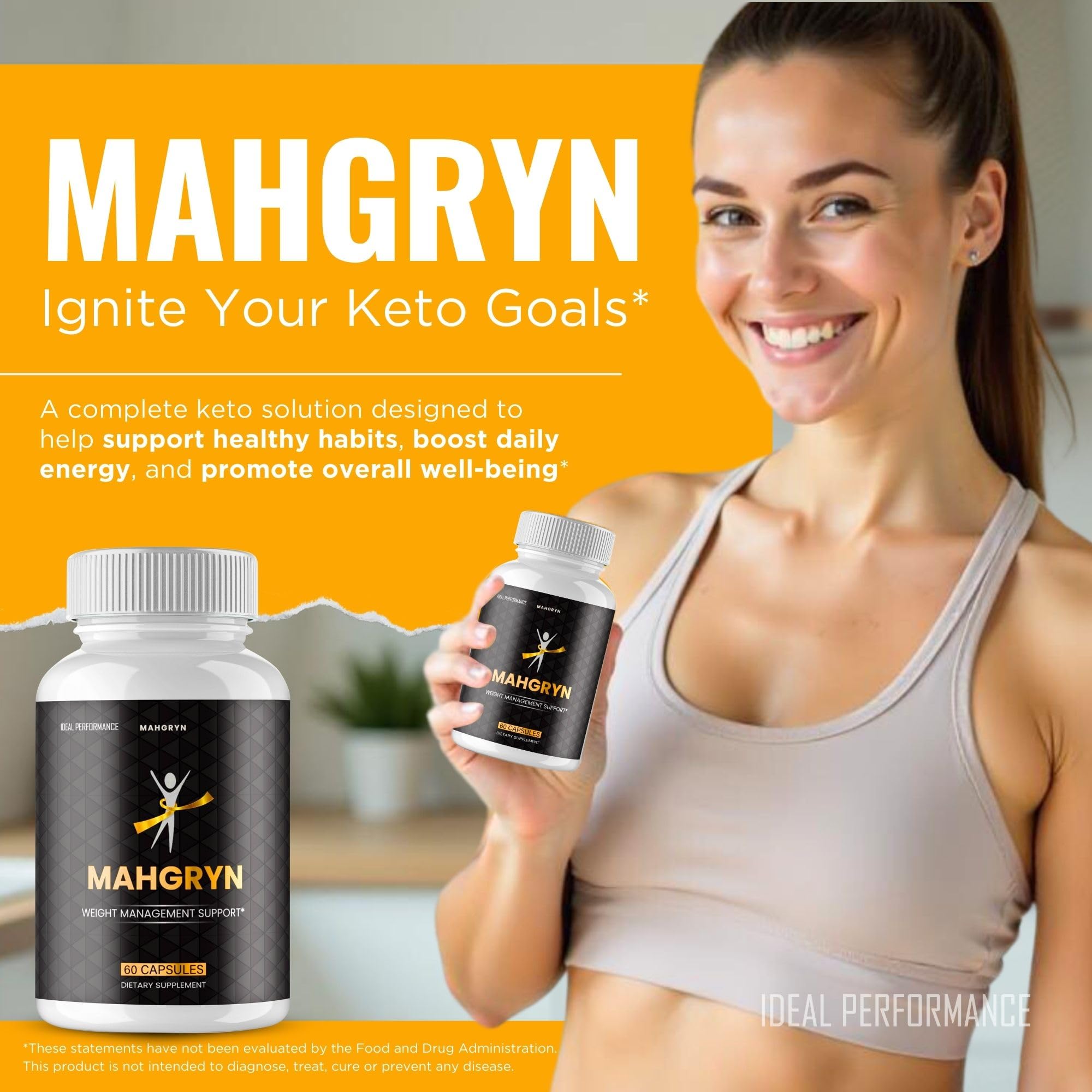 Serving suggestion: Mahgryn capsules with water for on-the-go supplementation.