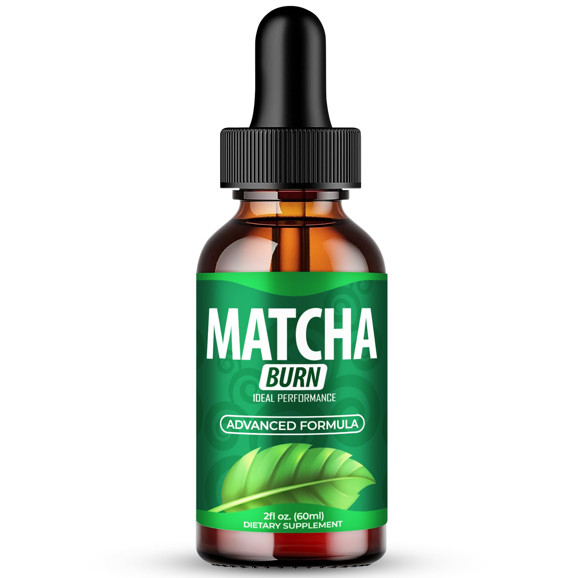 IDEAL PERFORMANCE Matcha Burn Drops bottle—convenient keto-friendly energy support.