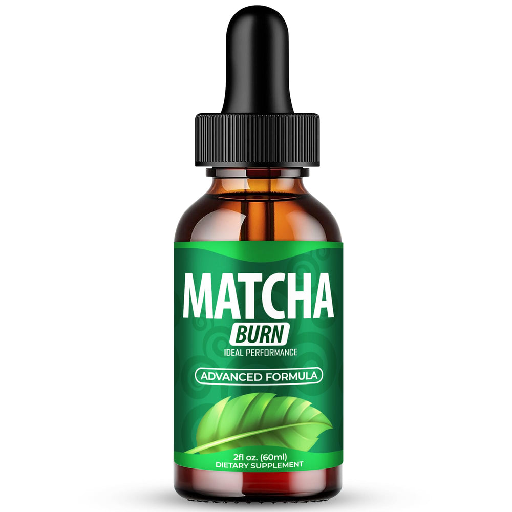 IDEAL PERFORMANCE Matcha Burn Drops bottle—convenient keto-friendly energy support.
