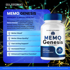 Memo Genesis packaging box shown for convenient routine