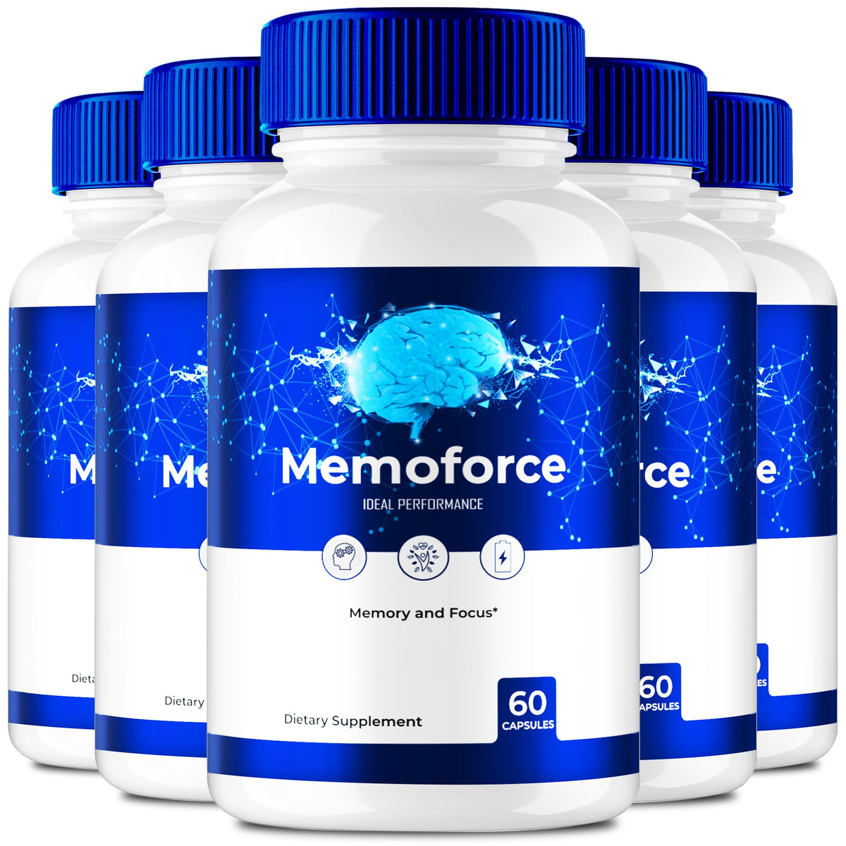 IDEAL PERFORMANCE Memoforce bottle pour for easy daily memory support.