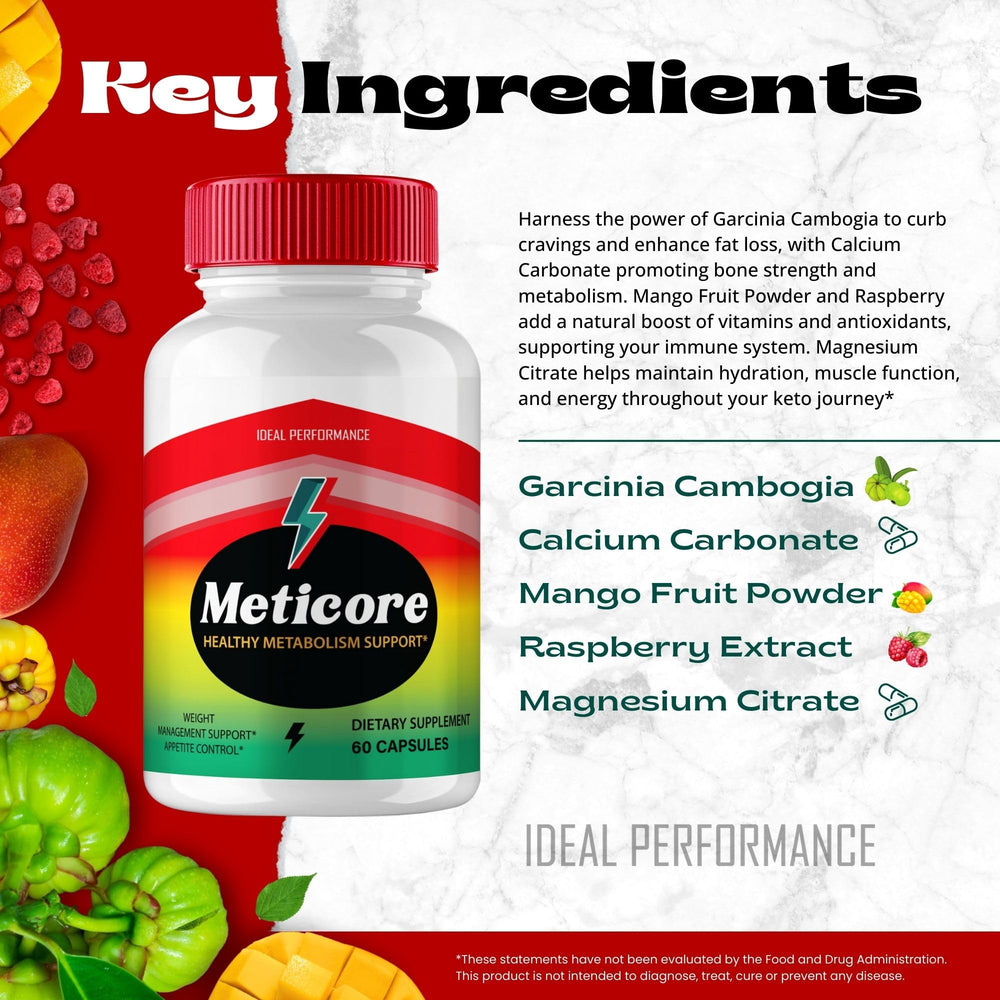 IDEAL PERFORMANCE Meticore Keto capsules daily use scene for routine