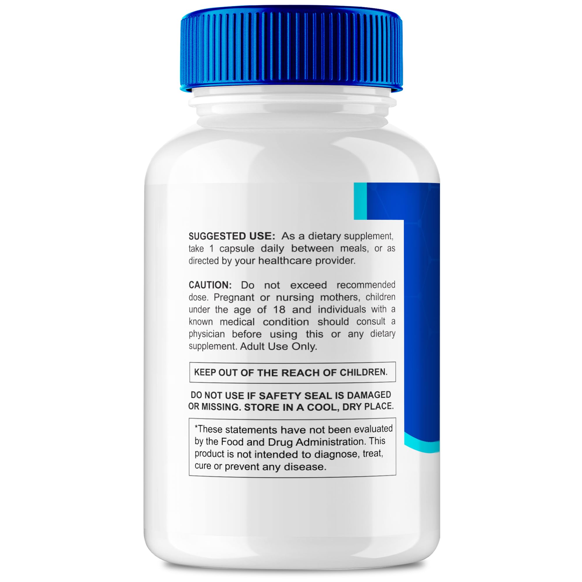 IDEAL PERFORMANCE Nerve Sync bottle label emphasizes all natural ingredients and circulation support
