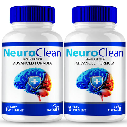 IDEAL PERFORMANCE Neuro Clean bottle on desk, supporting daily cognitive focus.