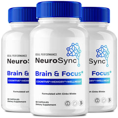 IDEAL PERFORMANCE Neuro Sync capsules bottle for daily focus support