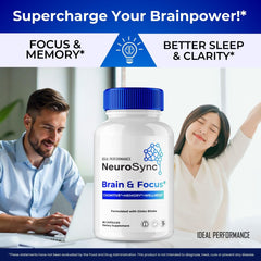 IDEAL PERFORMANCE Neuro Sync ingredient label close-up
