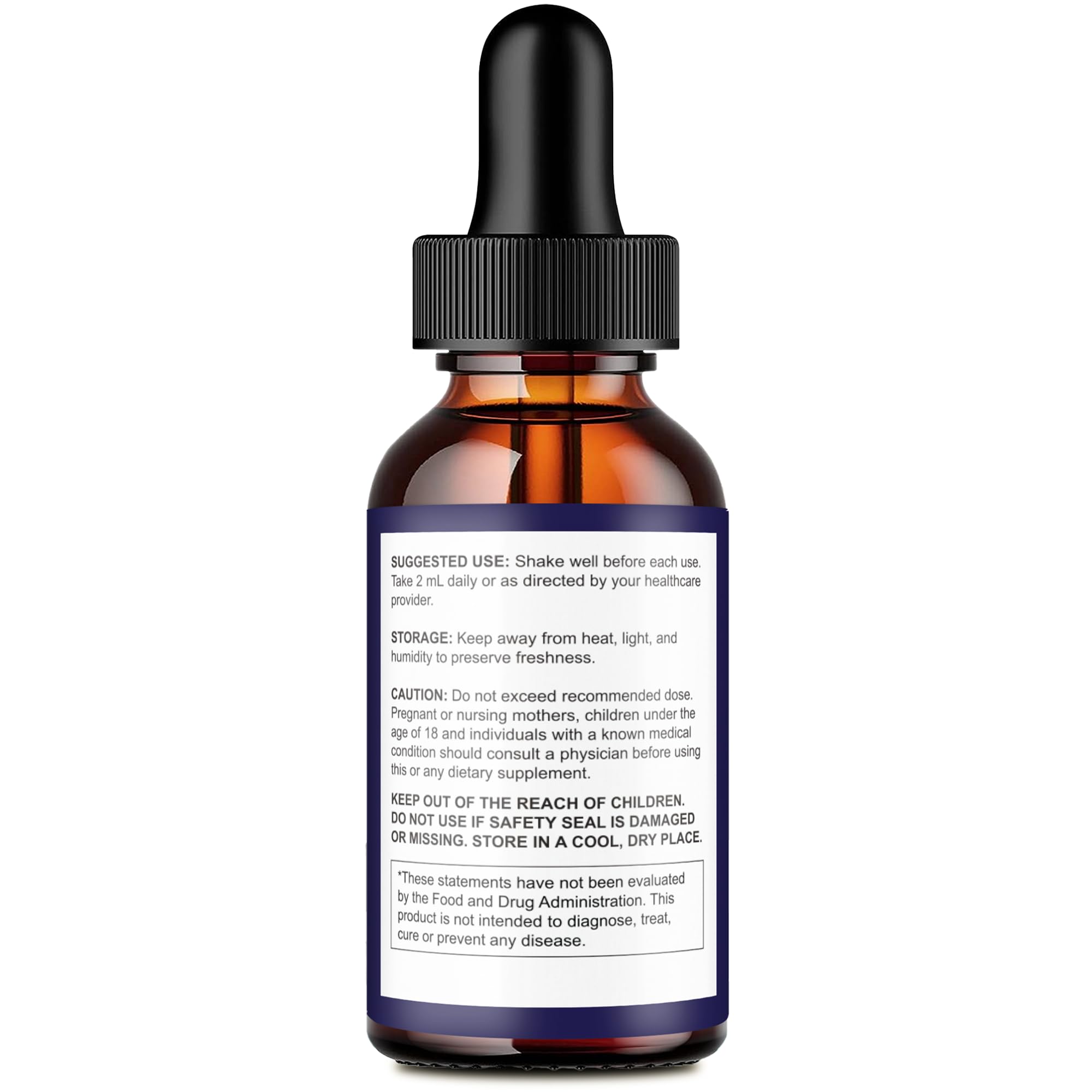 IDEAL PERFORMANCE Neurodyne Drops label close-up highlighting natural ingredients.