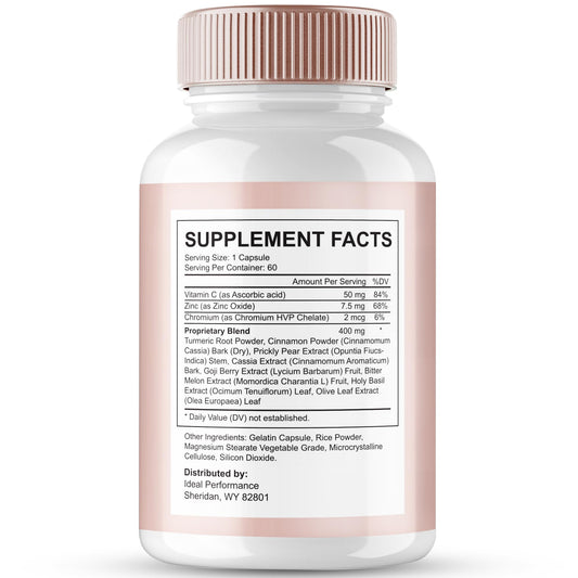 IDEAL PERFORMANCE New Era Protect label close-up shows ingredients and balance-oriented formulation