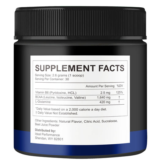 IDEAL PERFORMANCE Nitric Boost Ultra for Men official formula bottle suggests enhanced workout energy