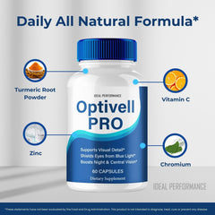 IDEAL PERFORMANCE Optivell 2-pack label showing value and potency.