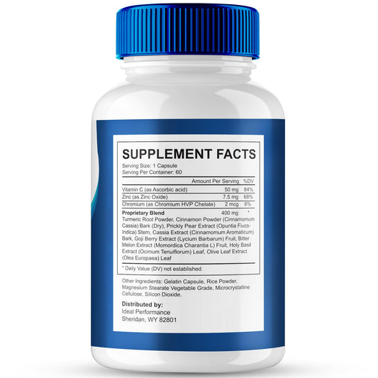 IDEAL PERFORMANCE Optivell bottle closeup highlighting easy-to-take capsules for daily use.