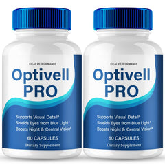 IDEAL PERFORMANCE Optivell Eye Capsules bottle for daily visual wellness support.