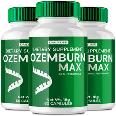 IDEAL PERFORMANCE OzemBurn Max capsules bottle for daily wellness support.