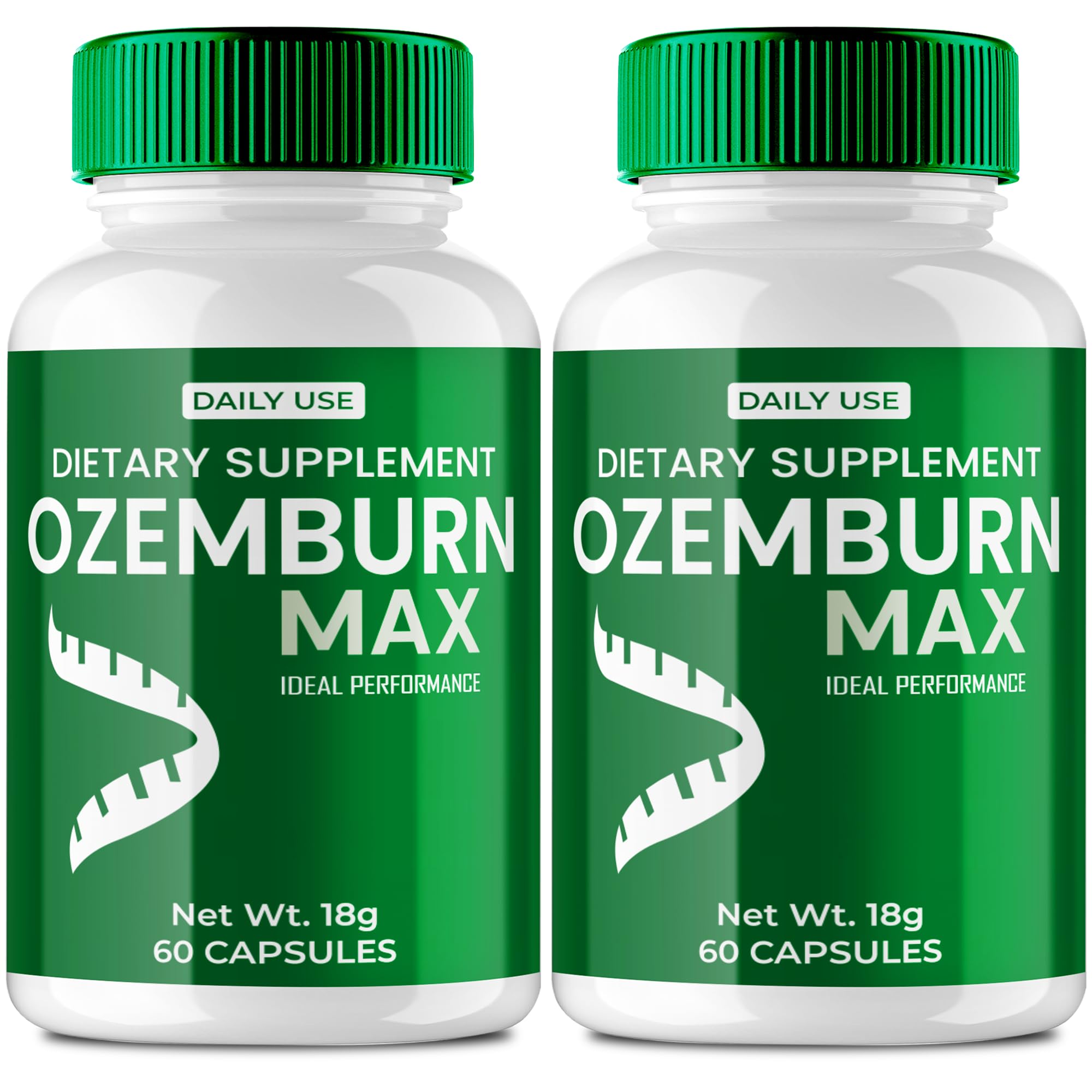 IDEAL PERFORMANCE OzemBurn Max capsules front view showing active lifestyle support