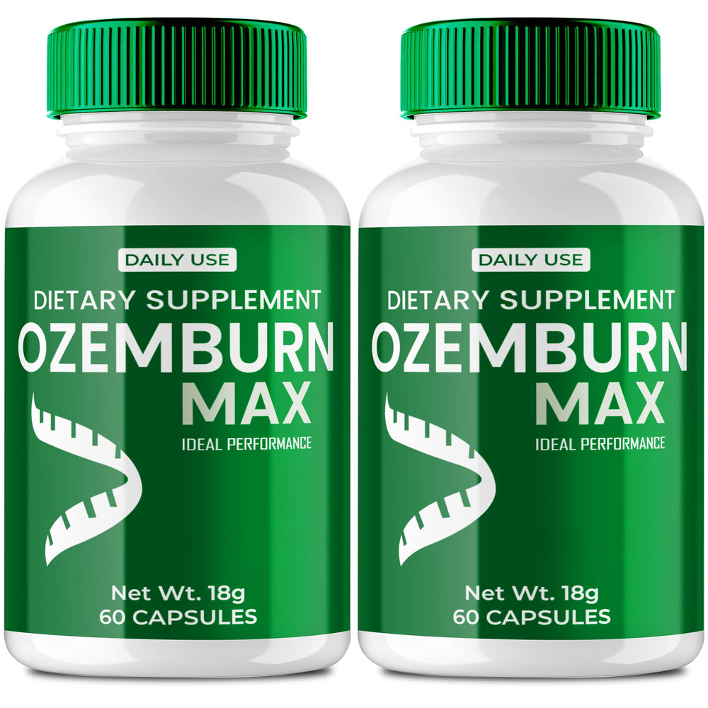 IDEAL PERFORMANCE OzemBurn Max capsules front view showing active lifestyle support