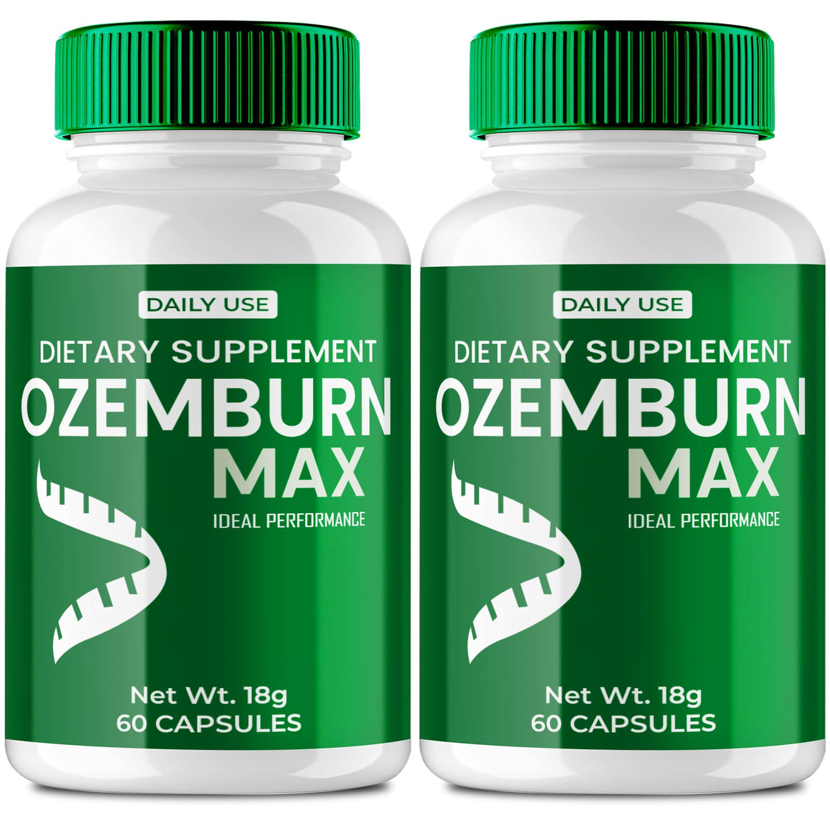 IDEAL PERFORMANCE OzemBurn Max capsules front view showing active lifestyle support