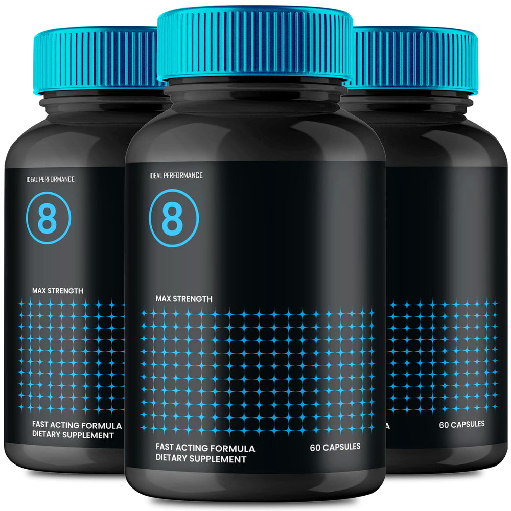 IDEAL PERFORMANCE Performer 8 bottle front view for easy daily wellness support