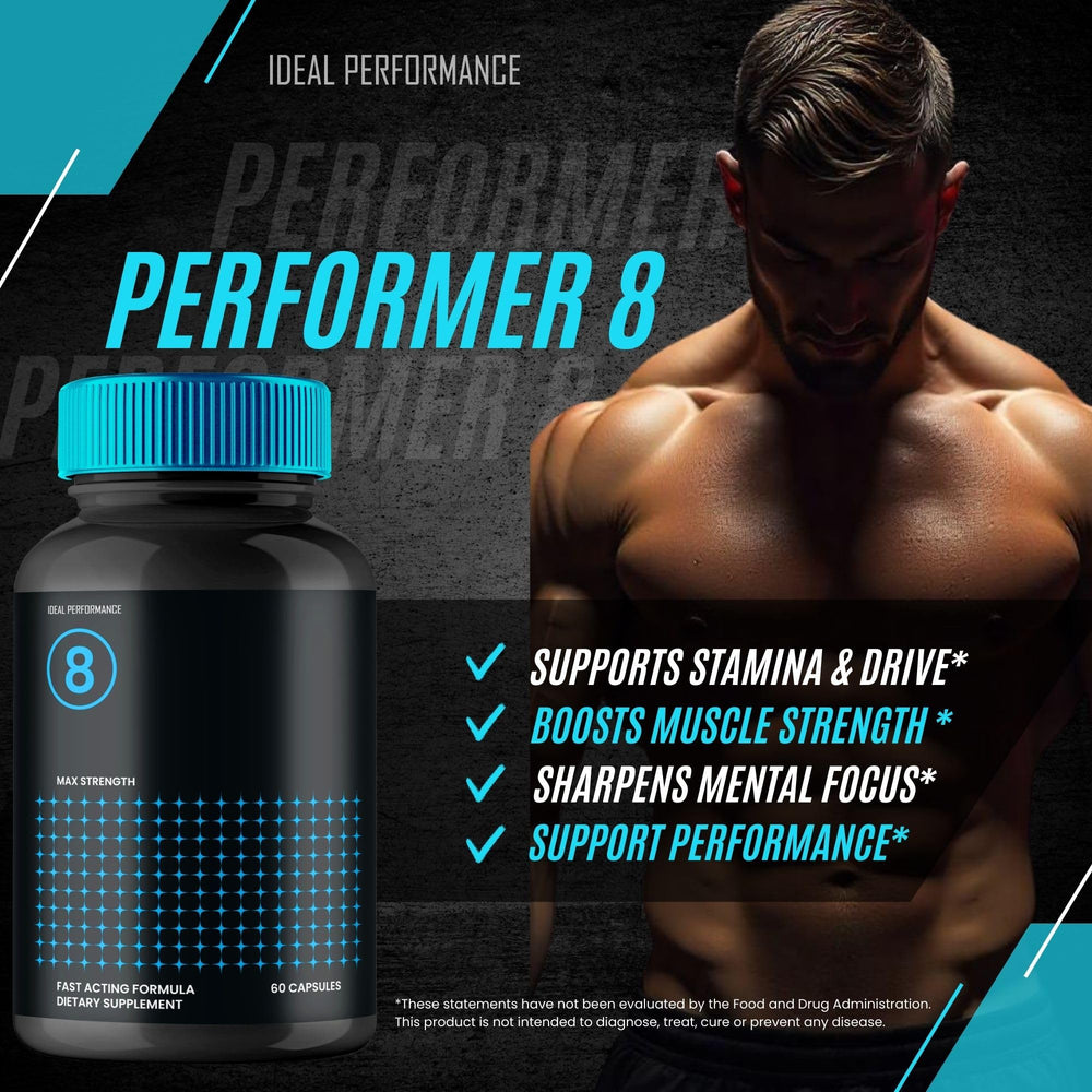 IDEAL PERFORMANCE Performer 8 pills dispensed for a simple daily routine