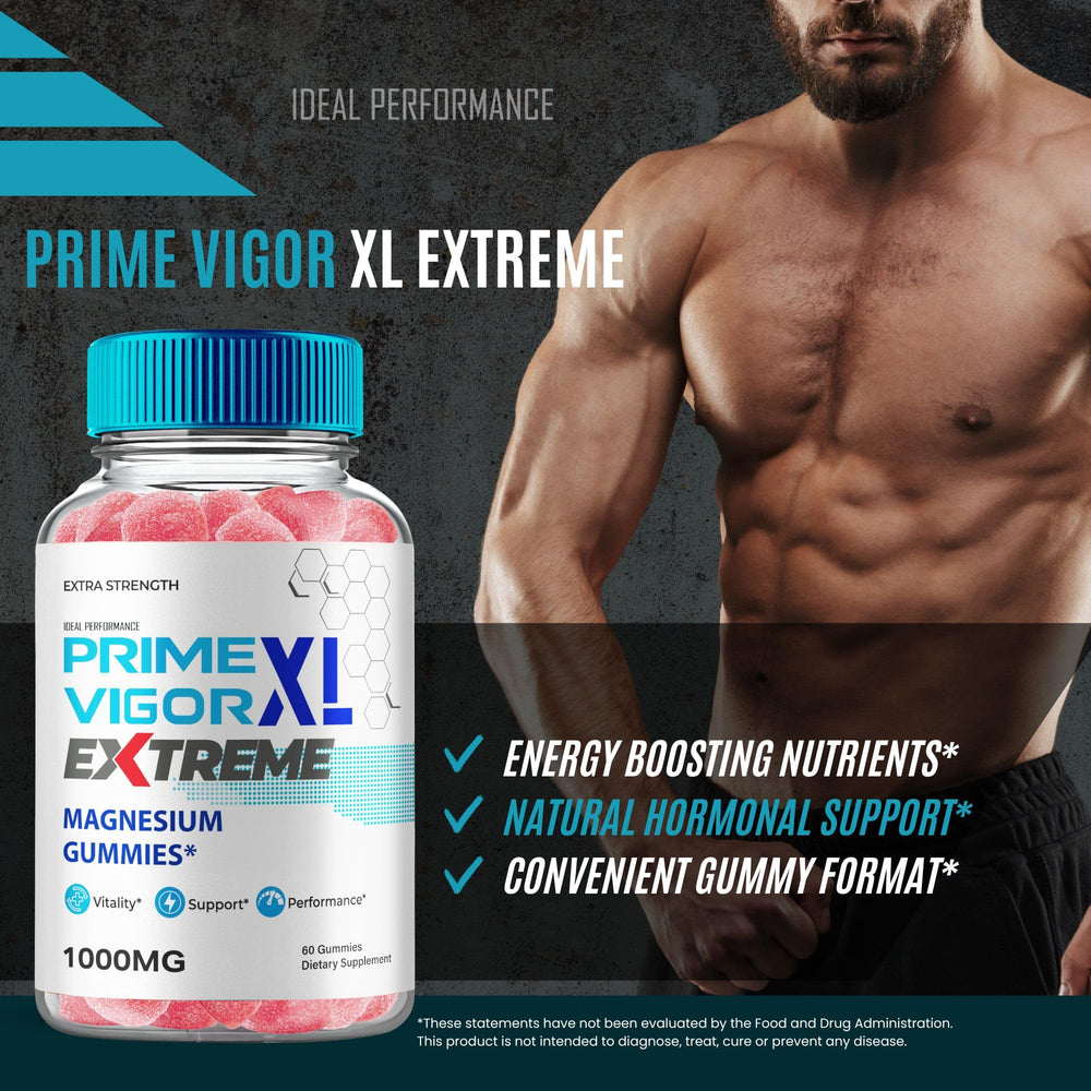 Prime Vigor XL Extreme nutrition facts panel supports informed product use