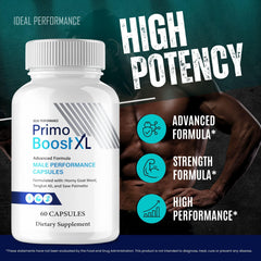 IDEAL PERFORMANCE Primo Boost XL bottle pour illustrating easy daily dosing