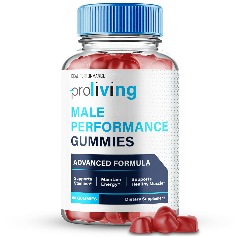 IDEAL PERFORMANCE ProLiving Gummies bottle showing convenient daily wellness
