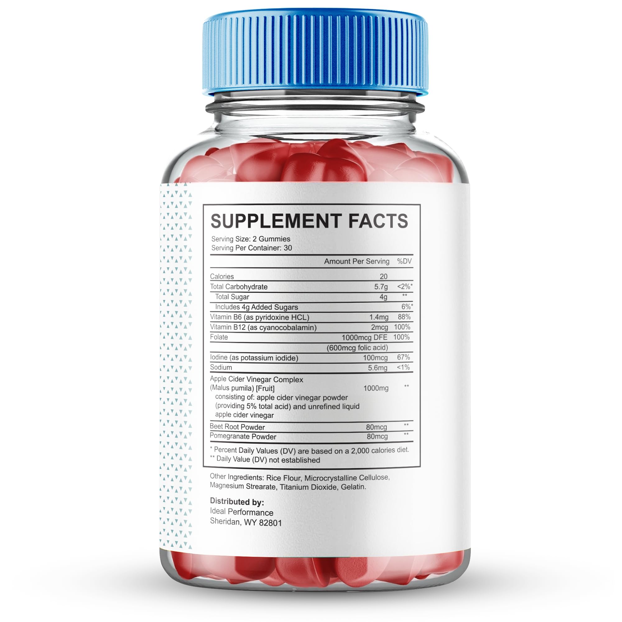 IDEAL PERFORMANCE ProLiving Gummies packshot highlighting packaging and branding
