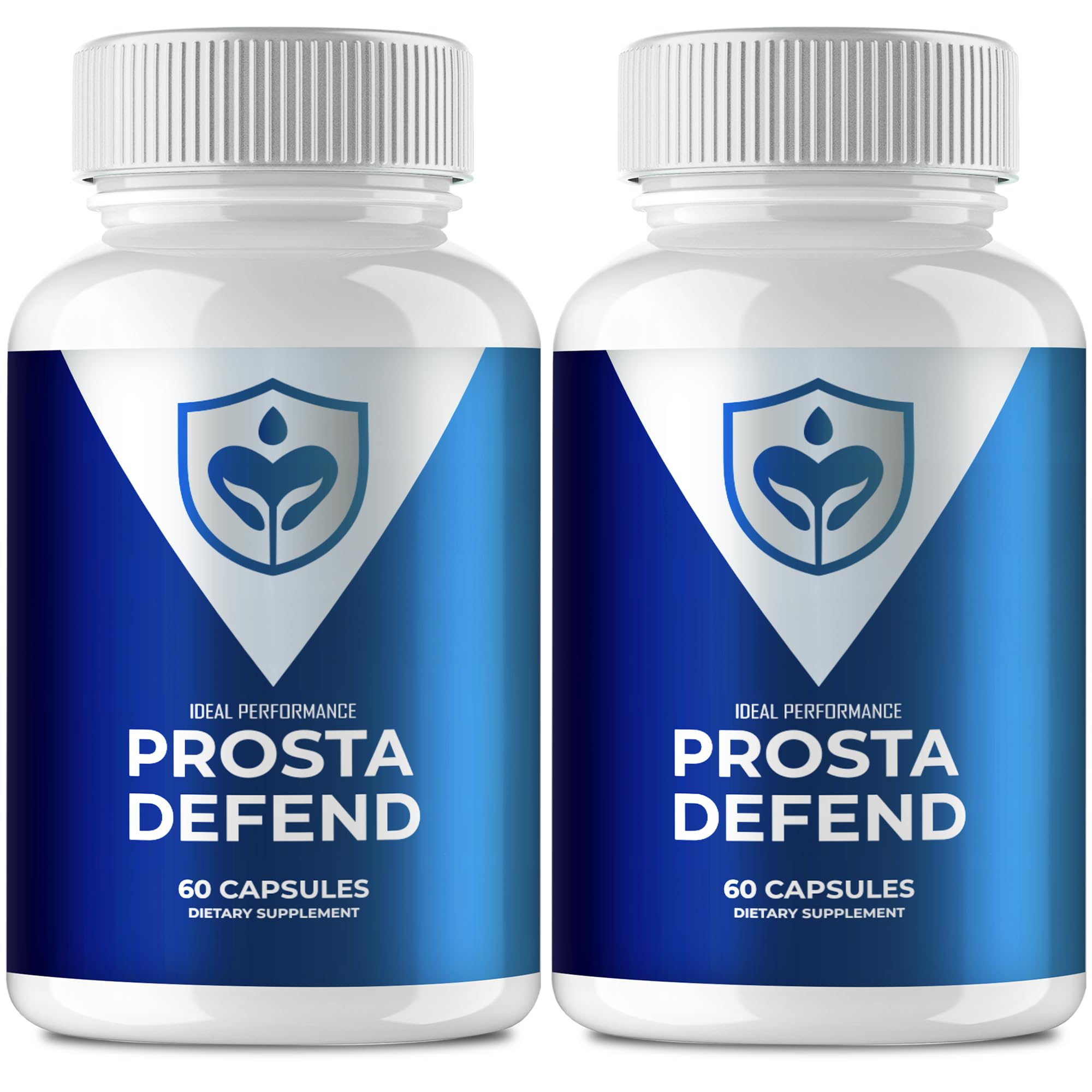 IDEAL PERFORMANCE Prosta Defend capsules bottle front for daily bladder support.