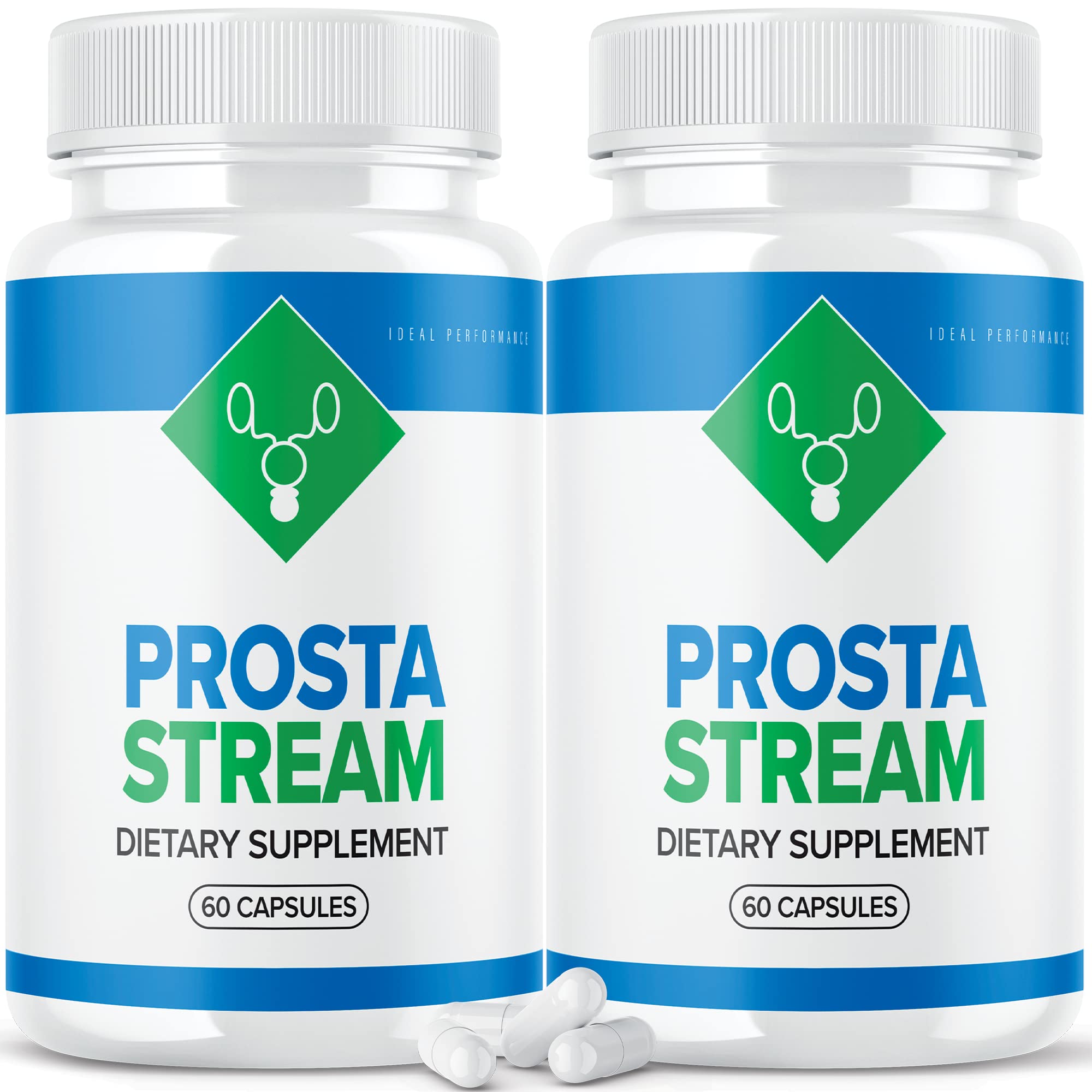 IDEAL PERFORMANCE Prosta Stream bottle with capsules for daily prostate support
