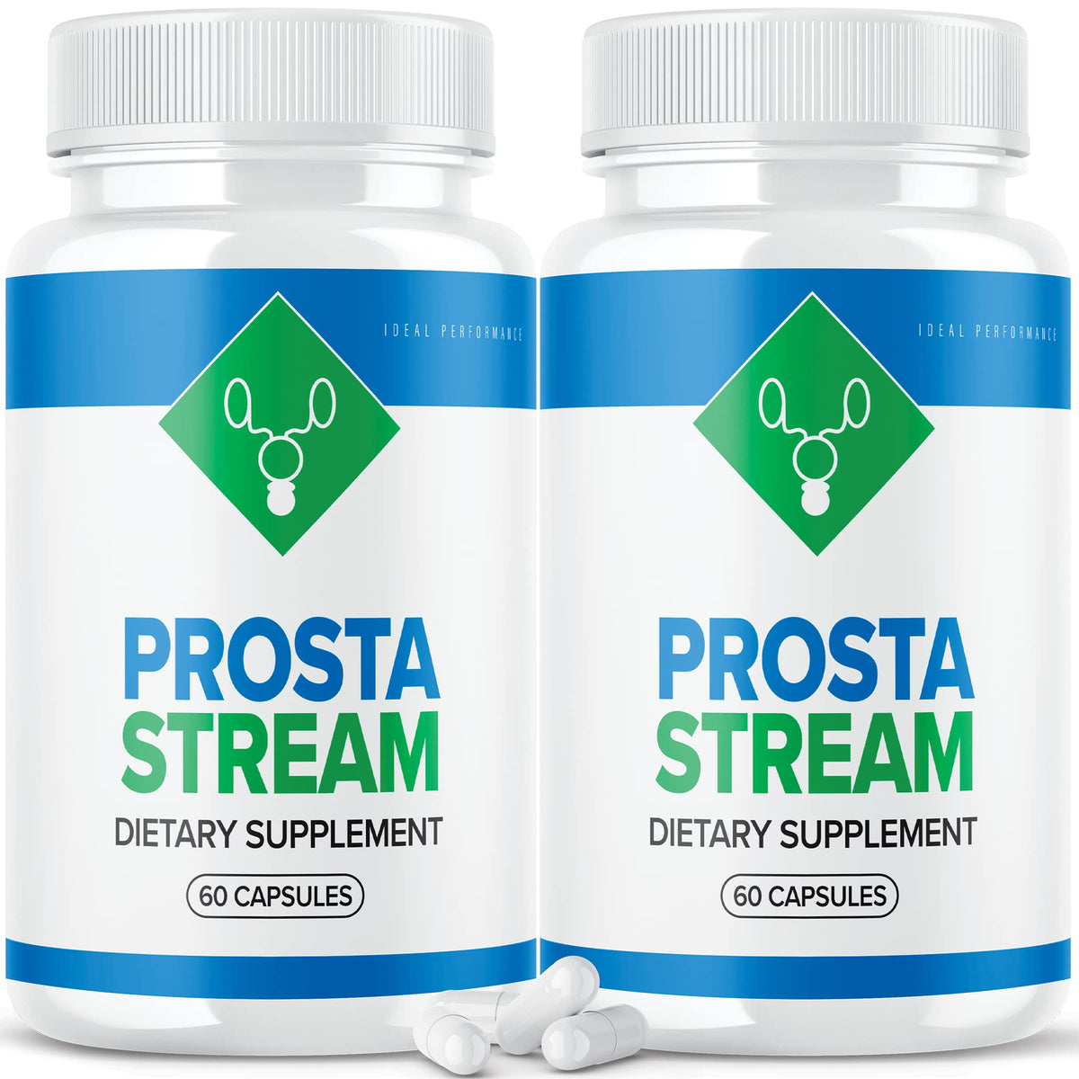 IDEAL PERFORMANCE Prosta Stream bottle with capsules for daily prostate support