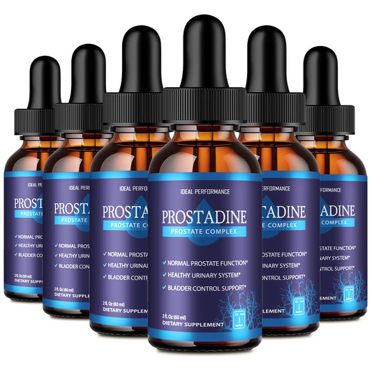 IDEAL PERFORMANCE Prostadine Drops bottle front for daily prostate support.