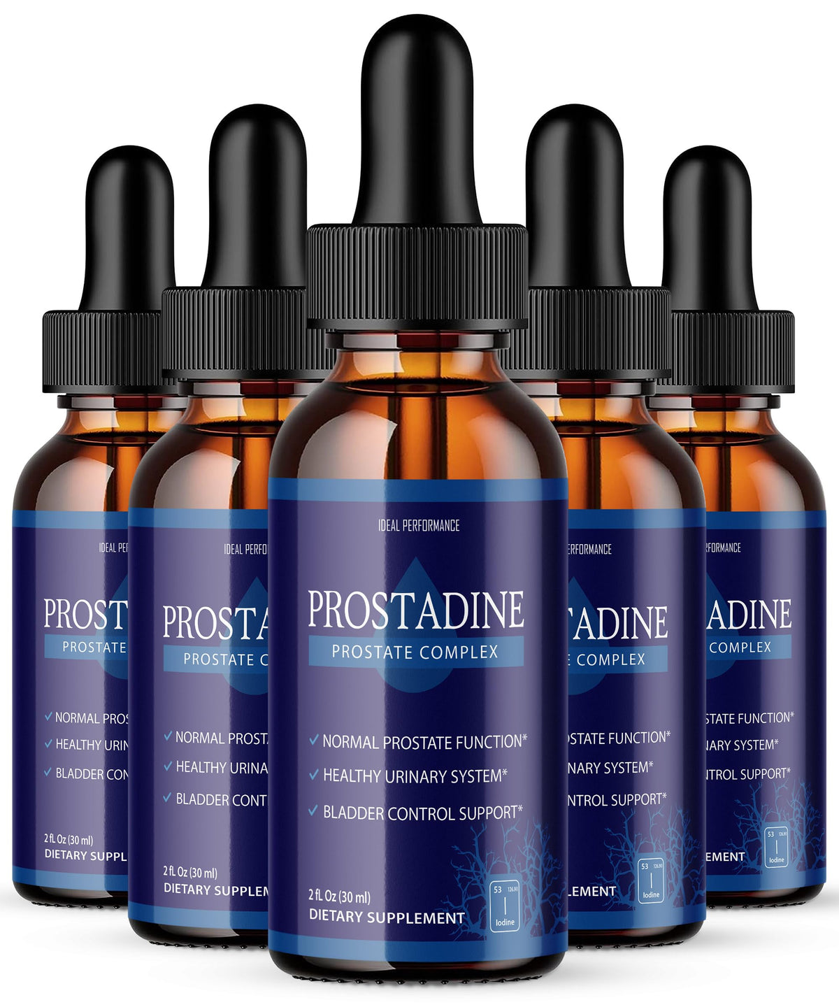 IDEAL PERFORMANCE Prostadine drop bottle for daily routine use.