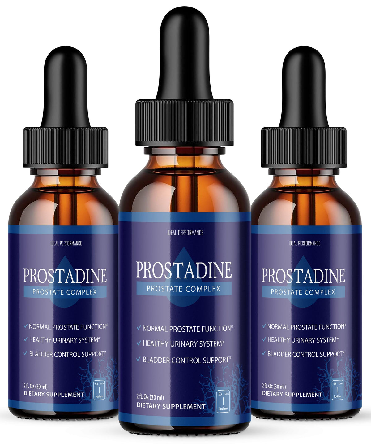 IDEAL PERFORMANCE Prostadine official drop bottle, easy daily dosing