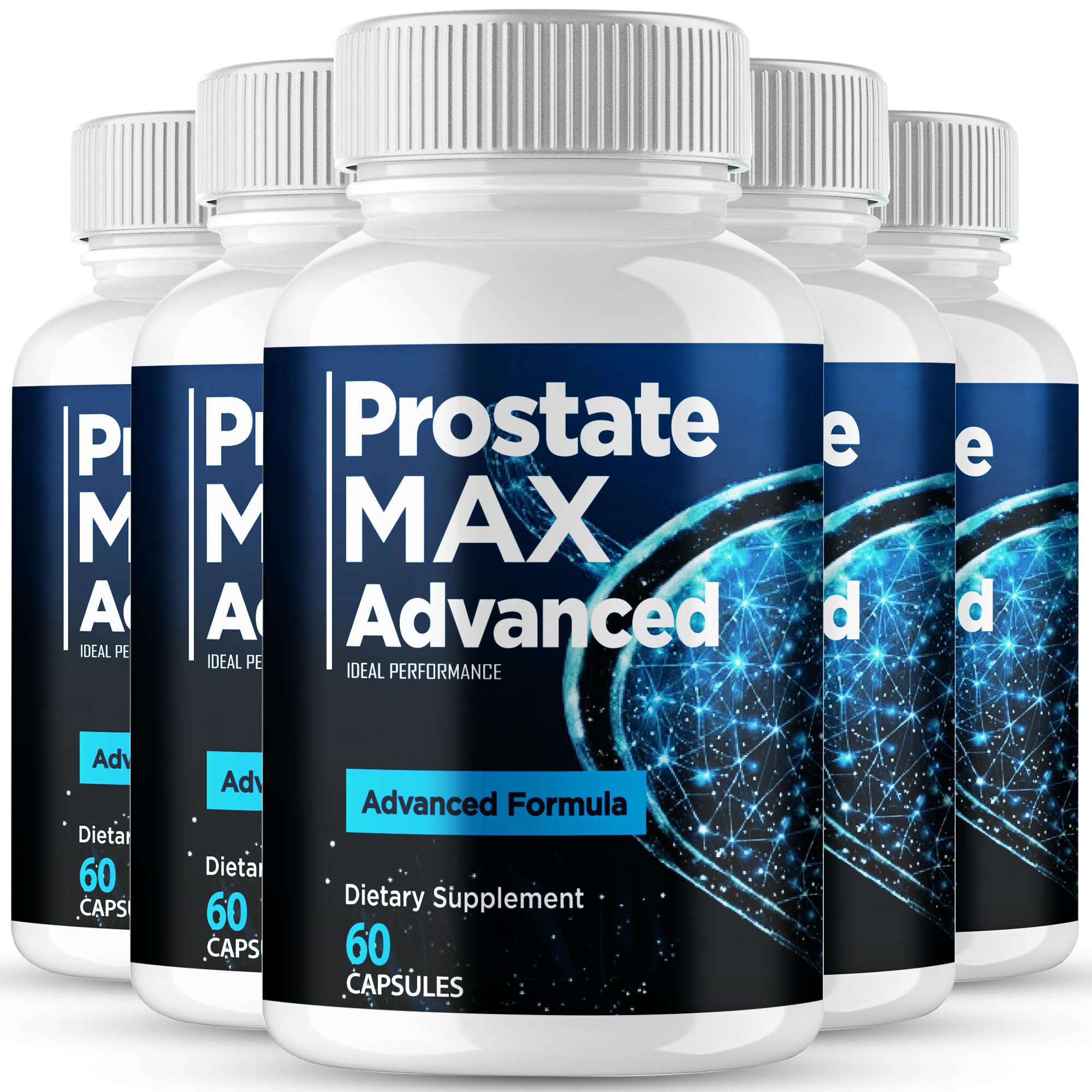IDEAL PERFORMANCE Prostate Max bottle front view for daily wellness support.