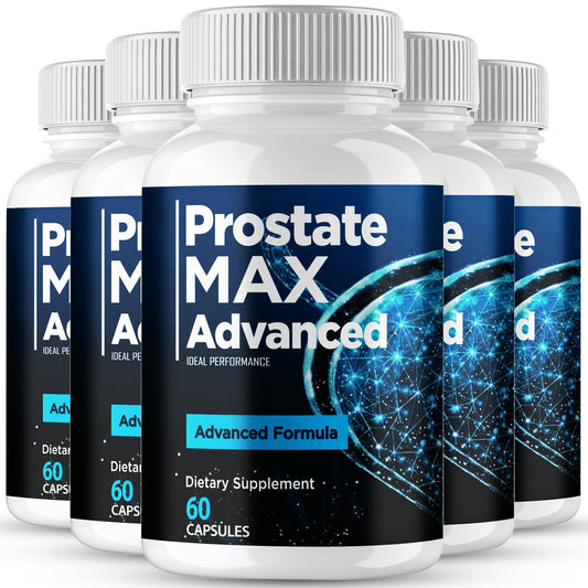 IDEAL PERFORMANCE Prostate Max bottle front view for daily wellness support.