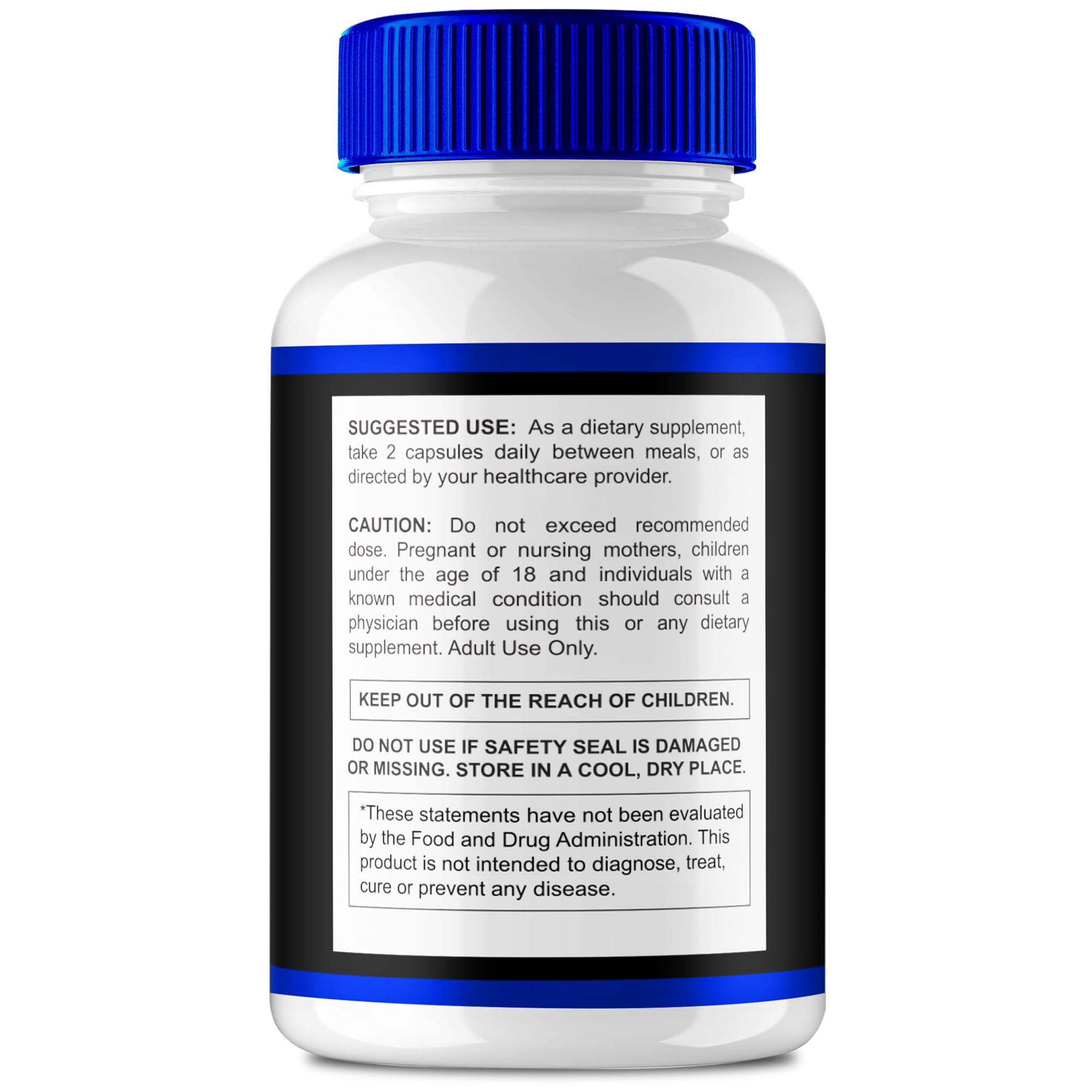 IDEAL PERFORMANCE ProstaVital label detail emphasizes all-natural formula and quality.
